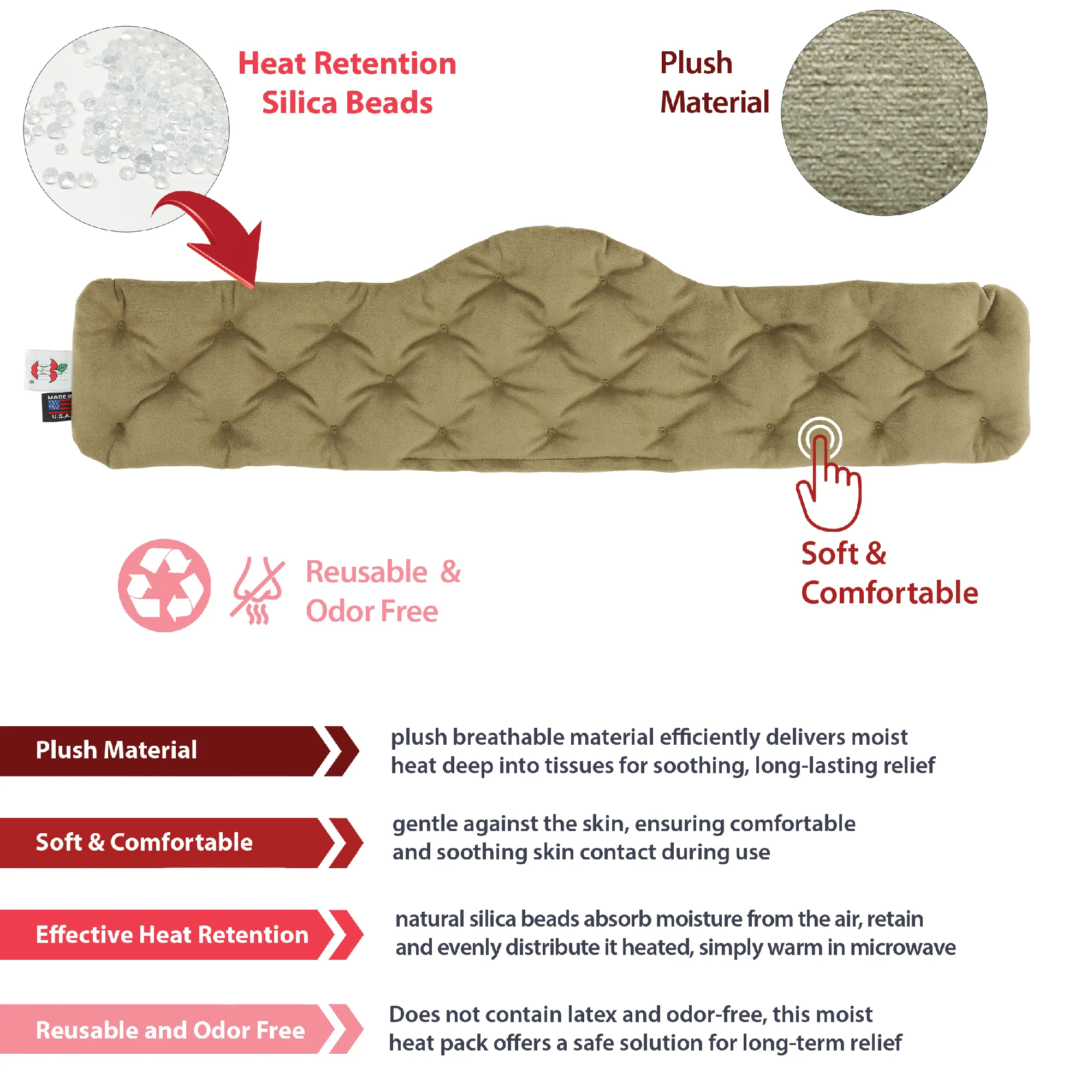 MicroBeads Moist Heat Therapy Packs MicroBeads Moist Heat Therapy Packs