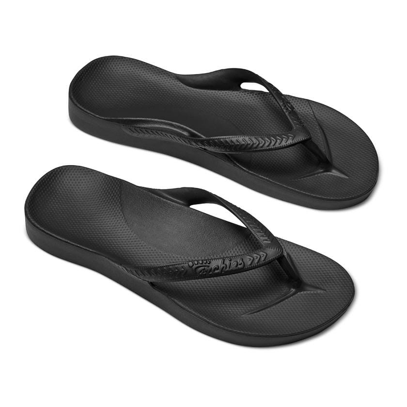 Archies Flip-Flops in Black Archies Flip-Flops in Black