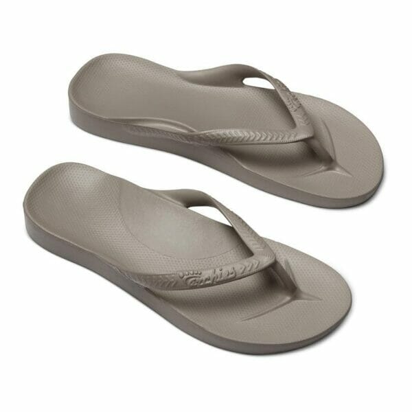 Archies Flip-Flops in Taupe