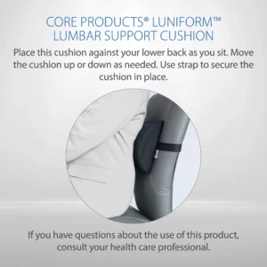 Luniform D-Shaped Lumbar Support Cushion