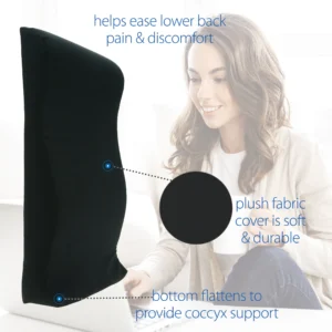 Hibak Rest Lumbar Support Cushion for Office Chair