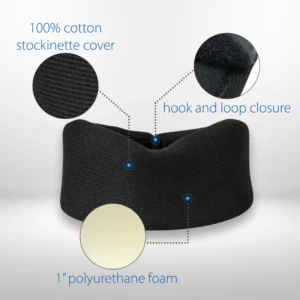 Foam Cervical Collar in Black