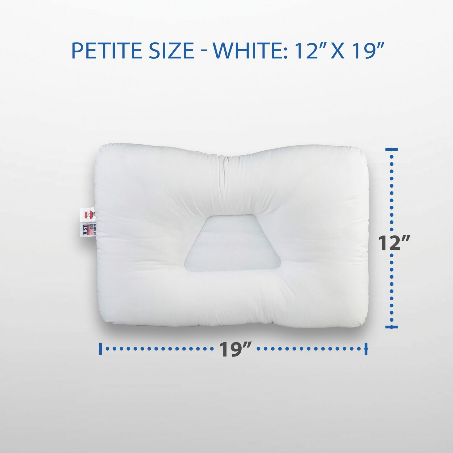White Orthopedic Knee Pillow, For Neck Support, Size: Standard/Regular