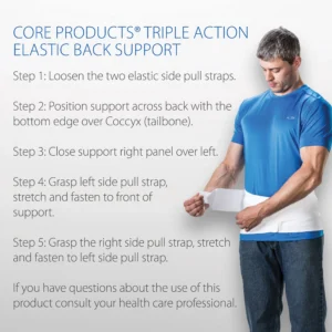 Triple Action Elastic Back Support