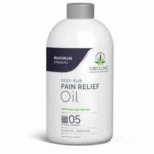 CBD Clinic Massage Oils - Level 5 64oz Bottle