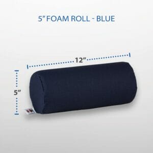 Cervical Foam Rolls - Blue 12" x 5" Foam Roll