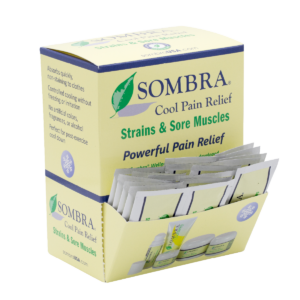 Sombra Cool Pain Relief - Strains & Sore Muscles - Sombra Gravity(100 Packets per box)