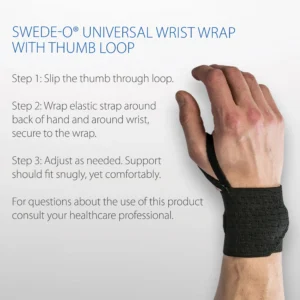 Swede-O Universal Wrist Wrap with Thumb Loop