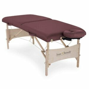 Inner Strength Element Portable Massage Table Package - Burgundy