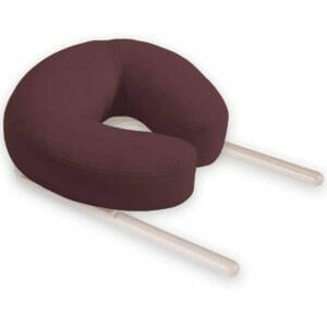 Crescent Headrest for Massage Table - Burgundy