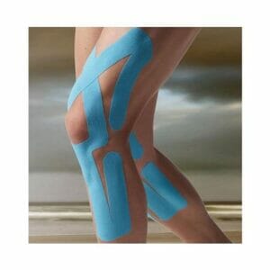 SpiderTech Therapeutic Precut Full Knee Tape - Black
