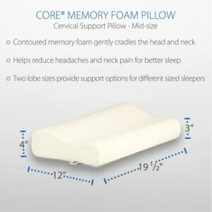 Core Memory Pillow in Choice of Sizes