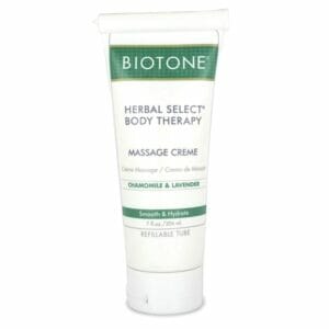 Biotone Herbal Select Massage Creme, Oil, or Foot Lotion - Body Creme 7oz.