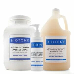 Biotone Advanced Therapy Massage Creme, Gel, or Lotion - Advanced Creme 1 Gallon