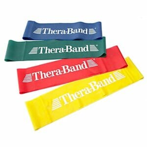 TheraBand Professional Latex Resistance Band Loops - 12" - Green Heavy Resistance