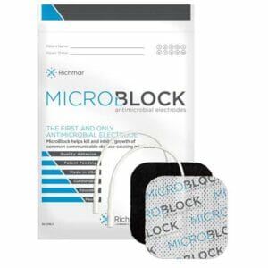 MicroBlock Antimicrobial Electrodes - 3" x 5" 2/pk