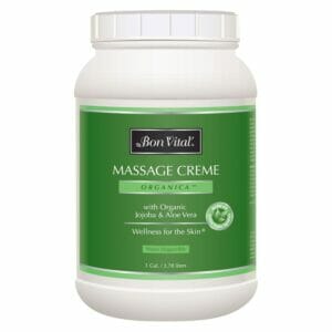 Bon Vital Organica Massage Creme - 1 Gallon Jar