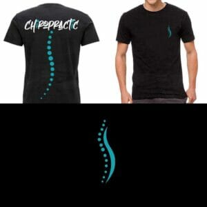 Chiropractic T-Shirt - Chiropractic & Spine on Back - Medium