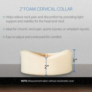Foam Cervical Collar in Beige - 2" Beige