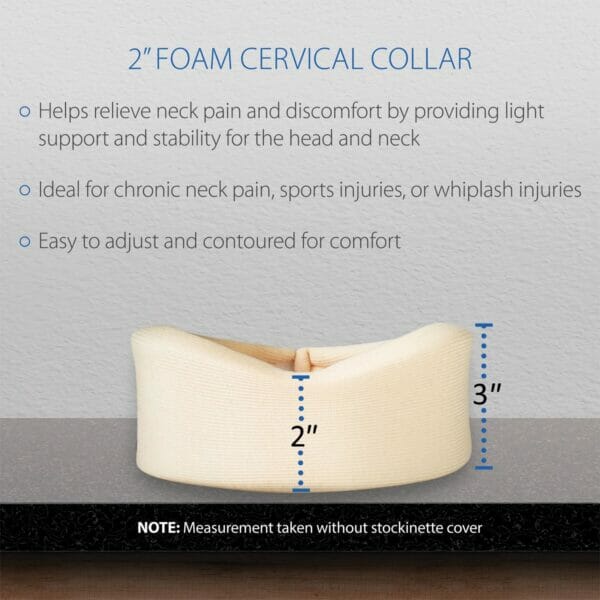 Foam Cervical Collar in Beige