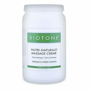 Biotone Nutri-Naturals Massage Creme, Lotion, or Oil - Creme 1/2 Gallon