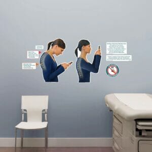 Text Posture Dysfunction - Removable Wall Graphic