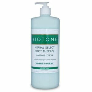 Biotone Herbal Select Massage Creme, Oil, or Foot Lotion - Foot Lotion 32oz.