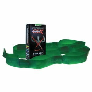 TheraBand Non-Latex CLX Consecutive Loops - 5' Individual - Green, Heavy
