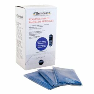 TheraBand Professional Latex Resistance Bands, 5 Foot, 30 Count
