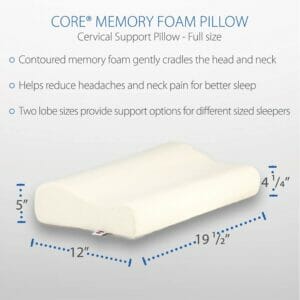 Core Memory Pillow in Choice of Sizes - Fullsize (14" x 19")