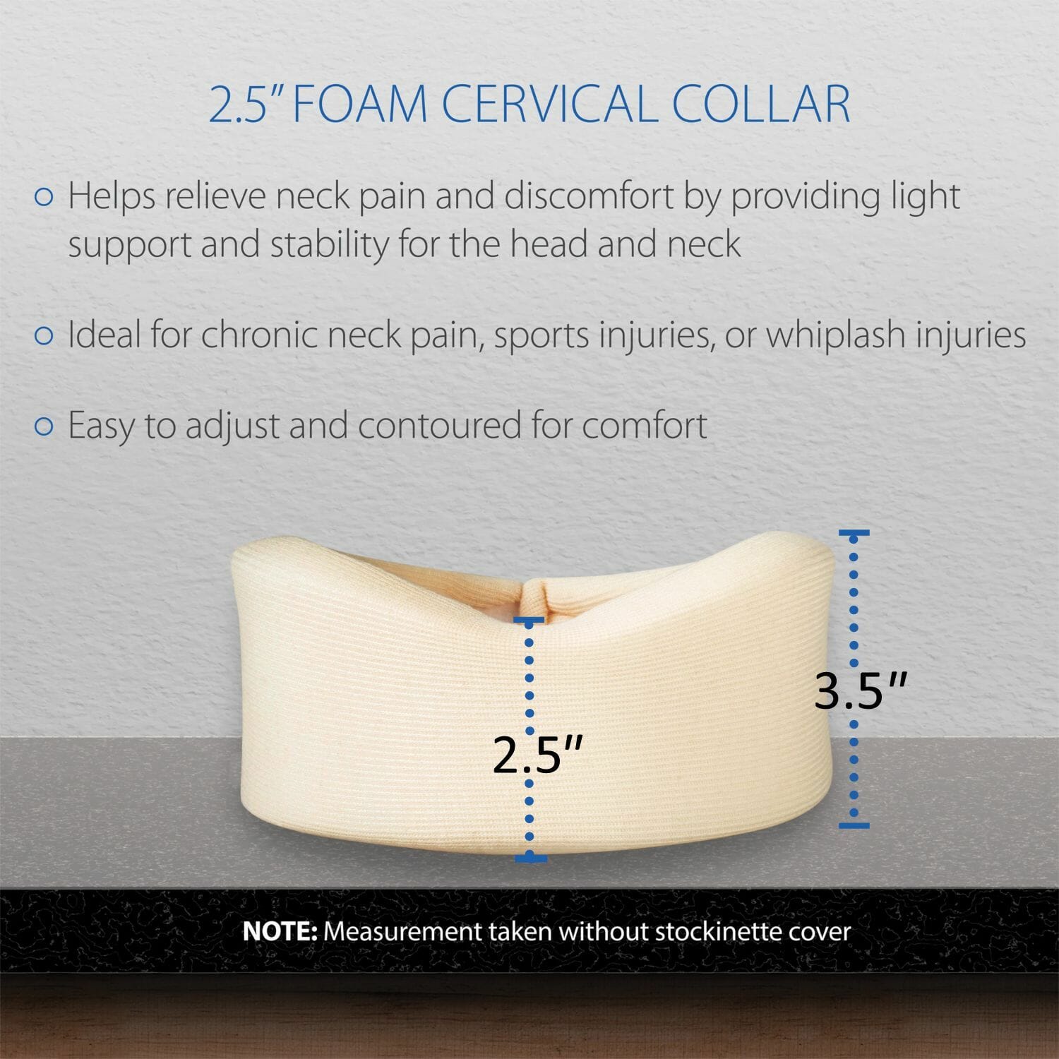 Foam Cervical Collar in Beige Foam Cervical Collar in Beige