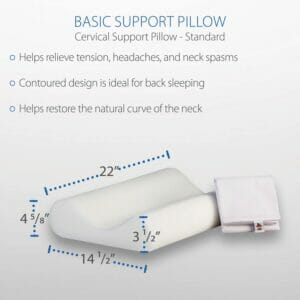 Basic Support Foam Cervical Pillow - Basic Cervical (Standard)