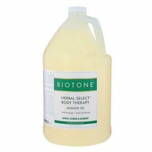 Biotone Herbal Select Massage Creme, Oil, or Foot Lotion - Body Oil 1 Gallon