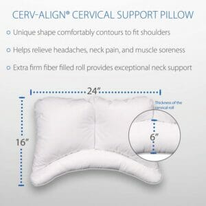 Cerv-Align Cervical Support Pillow - 6" Lobe