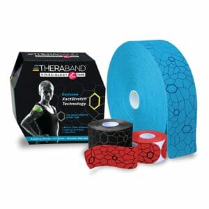 TheraBand Kinesiology Tape - Hot Red Precut