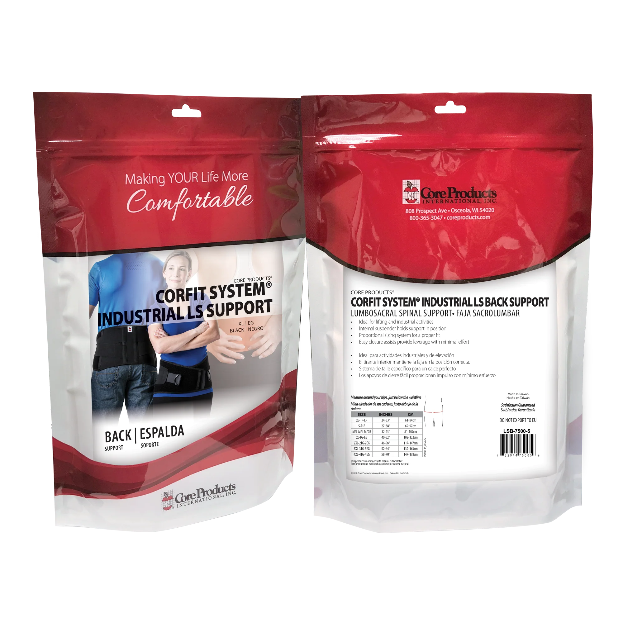 CorFit System Industrial Belt LS Back Support CorFit System Industrial Belt LS Back Support