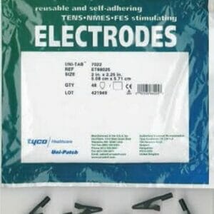 Uni-Tabs 2x2.5 Electrodes - Alligator Clip Red(Sold Individually)