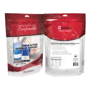Triple Action Sacroiliac Back Support with Pads