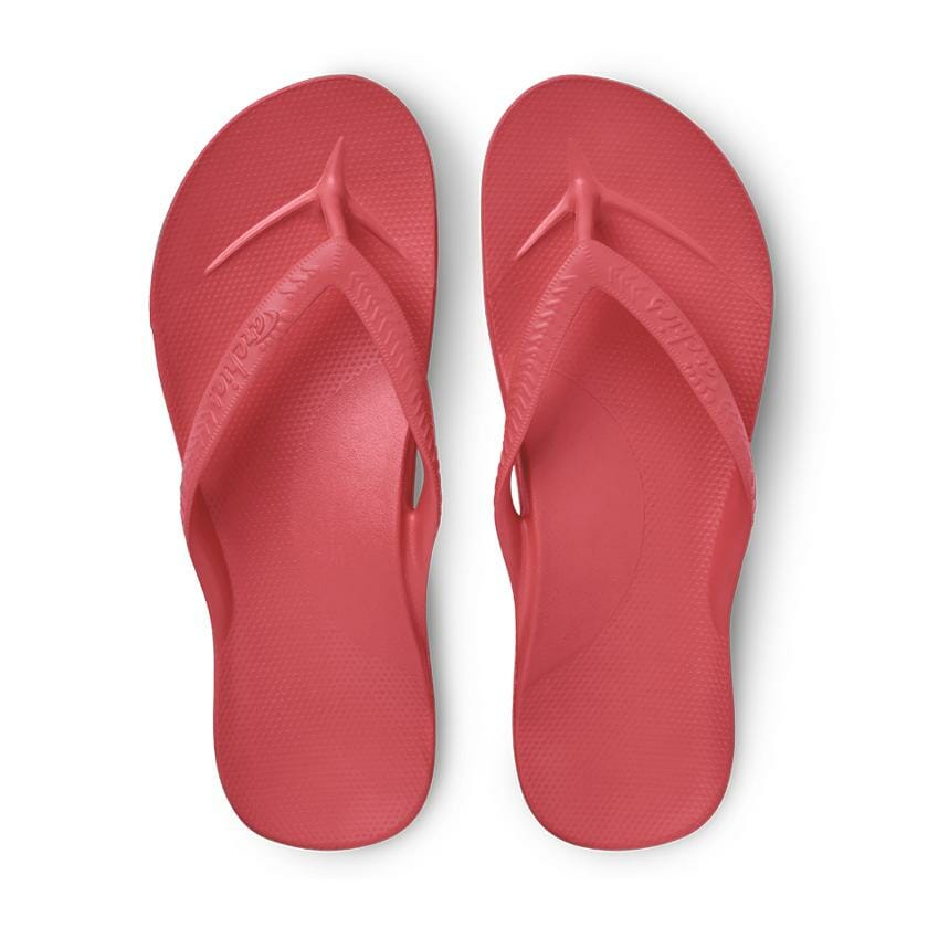 Archies Flip-Flops in Coral - Chiro1Source