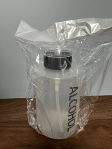 Alcohol Pump Bottle (Alcohol Not Included)