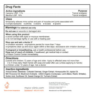 MYCO Clinic's Topical Analgesics