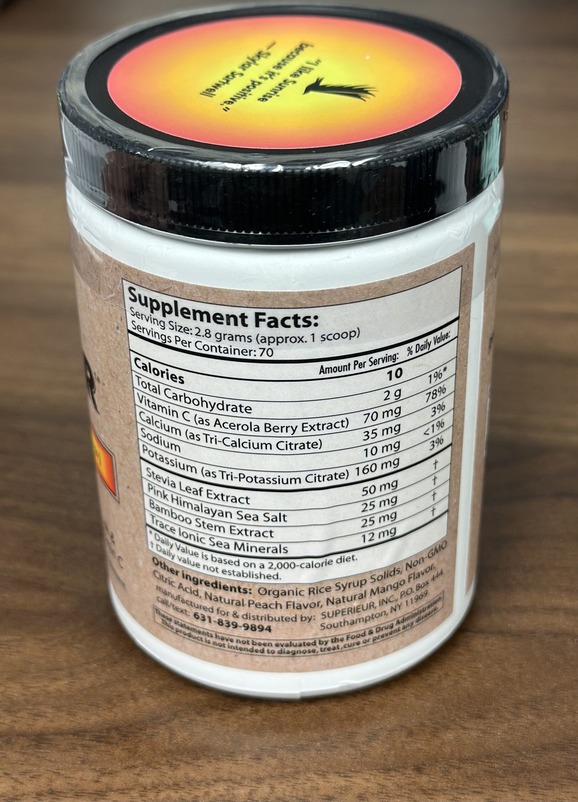 Superieur Electrolyte Drink Mix Superieur Electrolyte Drink Mix