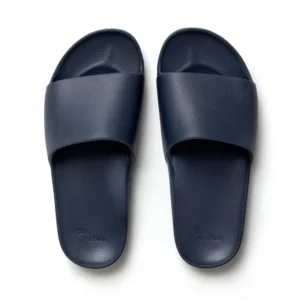 Archies Slides in Navy Blue