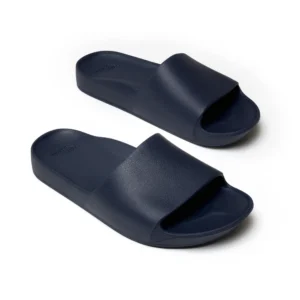 Archies Slides in Navy Blue